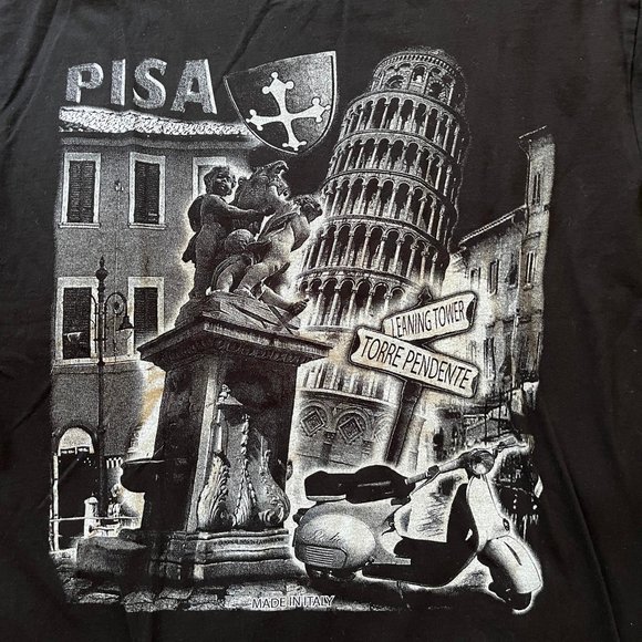 Pisa Italy Tourist Graphic TShirt - Picture 2 of 2